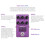 Purple Classic Guitar Effect Pedal with True Bypass Speaker Simulation 2