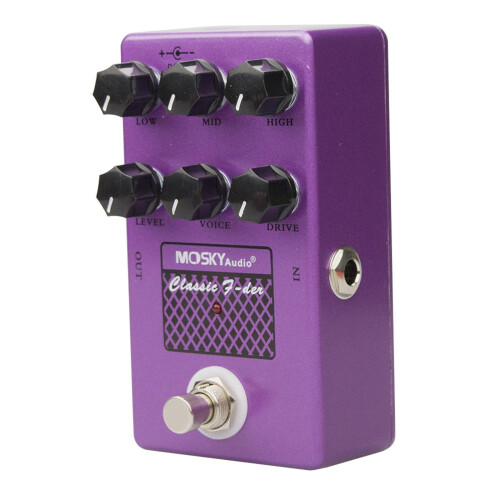 Purple Classic Guitar Effect Pedal with True Bypass Speaker Simulation 2