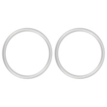 2Pcs Silver Aluminum Baby Carrier Rings Durable Sling Wrap Accessory