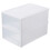 2Pz Organizer Bianco Trasparente Per Abbigliamento 1