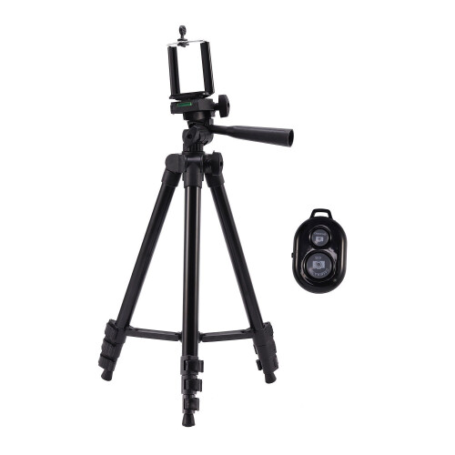 Universal Telescopic Camera Tripod Stand Phone Holder For