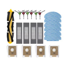 Lot de 21 Pièces pour Aspirateur pour pour Deebot T8 / T8 Max / T8 AIVI / T9+ / N8 Pro / N10 : Brosse Principale, Brosse Latérale, Filtre