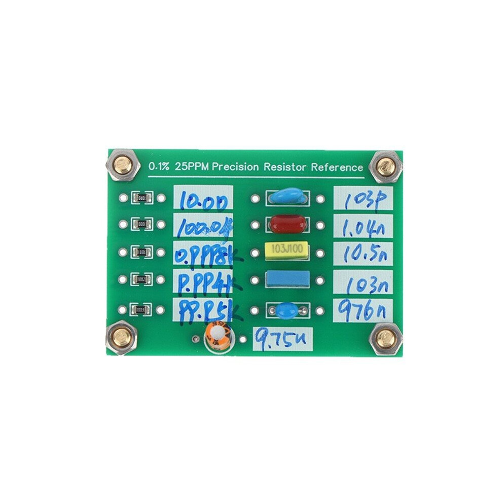 1Pc Precisionable Reference Resistor/Capacitor Board 10V - For Ad584 & Lm399 Module Multimeter Calibration Tool 6033652607987