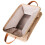 Wicker Blanket Basket For Storage Fabric Clothes Organizer 1