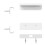 Tablet Wall Mount Fixed By Adhesive or Screw Adhesive Tablet Stand for //E-Reader White 8