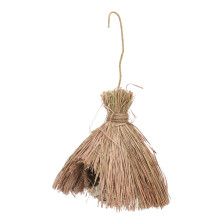 1Pc Gardening Birdcage Hibiscus Bird Nest Decor Straw Garden