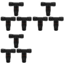 Connettore Elettrico Impermeabile IP68 da 9 Pezzi, A 3 Vie, A Forma di T, per Esterni, Industriale, Connettore Impermeabile Centrale