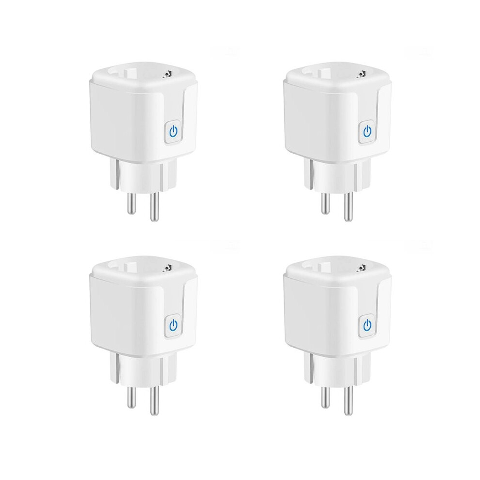 4X Matter Wifi Socket 16A Wifi Plug With Power Monitoring App Remote Control Works With Alexa Eu Plug 6031893131674