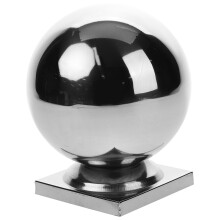 Stainless Steel Fence Ball Guard Rail Ball Silver 1pack