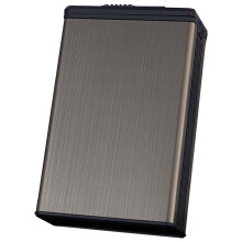 3Pcs Black Plastic Cigarette Case for Home with Sliding Lid Durable
