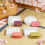 Round Floral Edges Cookie Press Molds Set Japanese Style Baking 5
