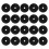 20Pcs Degradable Black Tree Trunk Protector Mat for Garden Plant Roots 8