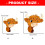 Autocollant mural imperméable en forme de vache de-1 20X20cm 4