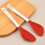 Multipurpose Kitchen Silicone Tongs Great For Noodles-Black 7
