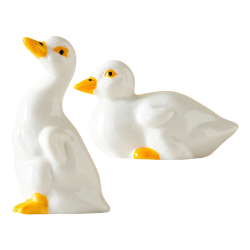 2 Ceramic Duck Designed Toilet Bolt Covers For-lying down 2