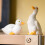 2 Ceramic Duck Designed Toilet Bolt Covers For-lying down 6