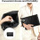 Fireproof Waterproof Document Bag With 3 Digit Password Lock For 2
