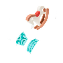 Horse Shape Silicone Molds Animal Silicone-10.5cm rocking horse
