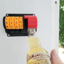 2 Stück Bierflaschenöffner mit Zählfunktion, Wandmontage, Digitaler Flaschenöffner mit Zähler