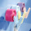 Space Saving Revolving Plastic Hook Effortlessly-rose pink 7
