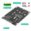 2 em 1 Combine M.2 NGFF Chave B e MSATA SSD para Adaptador SATA3 2.5 com Caixa de Plástico SSD 3