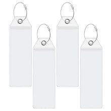 4 Pezzi Etichette Bagaglio Identificazione Nome Valigia Accessori