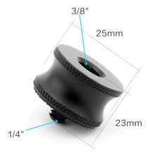 4X Adaptador de 3/8 um 1/4 3/8 Fêmea para 1/4 Macho Adaptador de Montagem de Parafuso Câmera Tripé Cabeça Bola para Estúdio de Fotografia