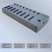 SSD Batch Card Opener A USB3.0 Solid-State Drive Socket 8-Bay Mass Production Test Fixture Spina Statunitense