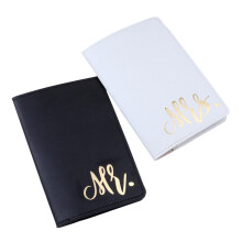 2St PU Leren Paspoorthouder Multifunctionele Documenten Case Assorti