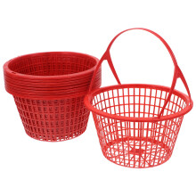 10 Pezzi Cestini In Plastica Per Raccolta Fragole Mirtilli Uva Verdure