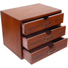 Holz Organizer Mit Schubladen Für Schmuck Und Kosmetik