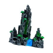 Unique Resins Fish Tanks Ornament Mini Rockery Mountain Model-4