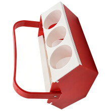 Strong Polypropylene Beverage Case With refrigerating Space-Red