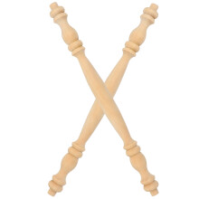 2 onafgewerkte houten spijlen voor meubels, thuis, restaurant, trap