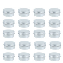 20 Sztuk 20 Ml Pusty Kontener Aluminium z Nakręcaną Pokrywą
