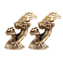 2Stk Messing Deko Schlüsselanhänger Zodiac Ornament