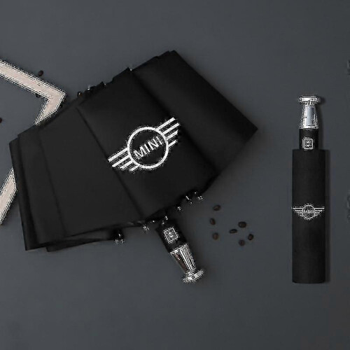(MINI) Rain Windproof 10-bone Auto Logo Umbrella