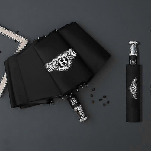 (Bentley)Rain Windproof 10-bone Auto Logo Umbrella