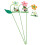 3Stk Dekorative Gartenstäbe Für Blumentopf 2