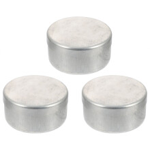 3Pcs Aluminum Weighing Holders Portable Round Tins for Soil Sampling