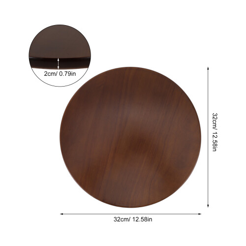 Solider Holzstuhl Sitzplatte Kaffee Rund Hocker Ersatz Sitz 1