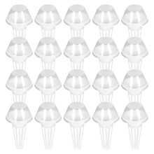 1Conjunto Cestos De Cultivo PP Brancos Para Hidroponia E Jardim Indoor