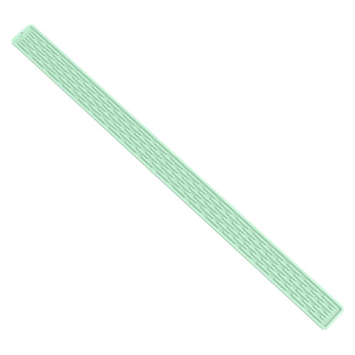 Les tapis en silicone longs et étroits peu-vert clair