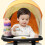 Removable Black Plastic Stroller Tray with Drink Holder 10