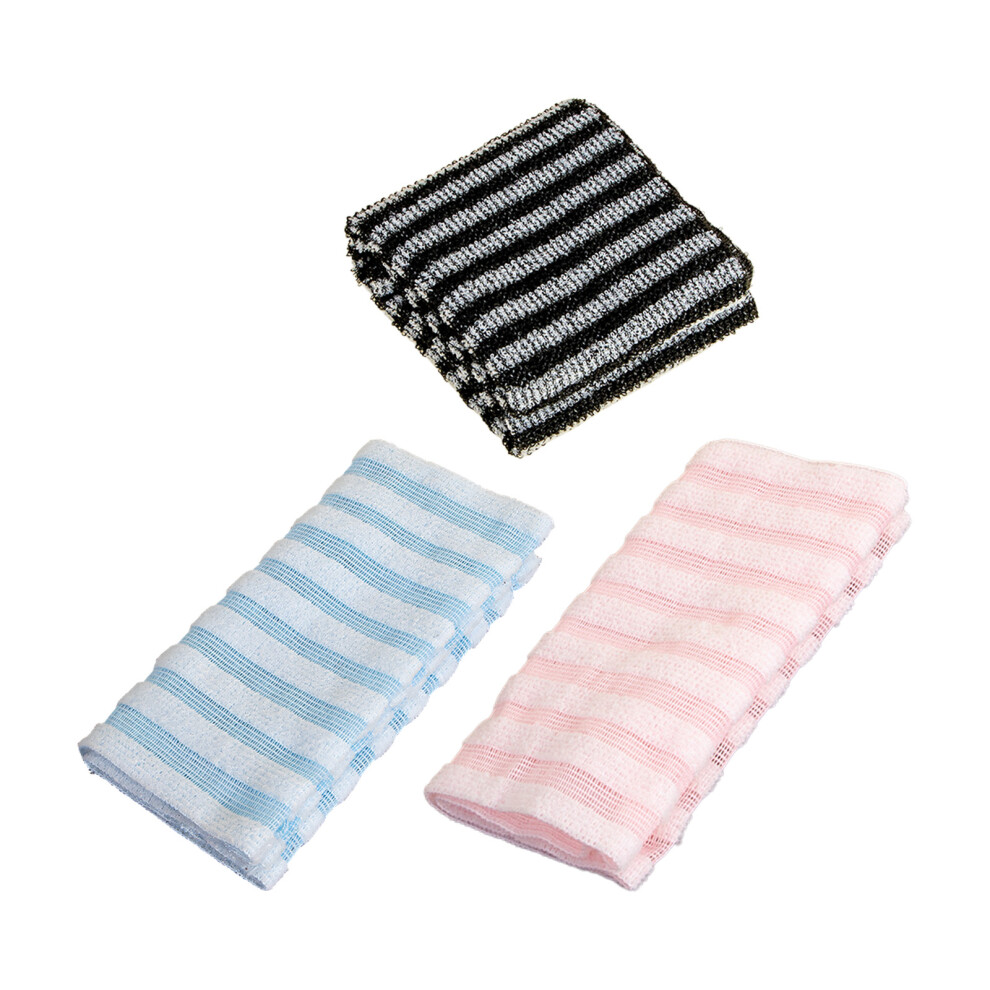 Premium Bath Exfoliator Double Sided Scrubber Soft Towel-B