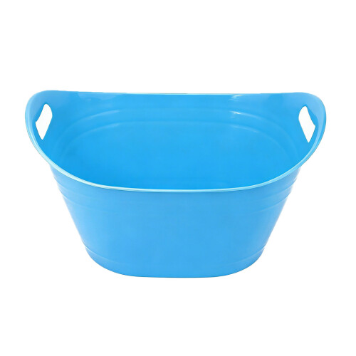 Durable Drink Storage Container With Handle For Home-Blue