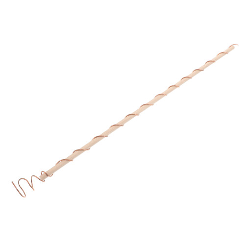 2Pcs Copper Wire Garden Stakes - Wood Frame with Flexible Coil Support 2