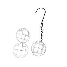 Outdoor Hanging Bird Feeders Hanging Detachable with-White 2