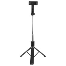 Selfie Stick Stativ Mit Fernbedienung Tragbar Ausziehbar Bis 130 Cm