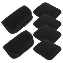 Heavy Duty Schulterpolster Für Bergsteigen Taschen Schwarz 6 Stück